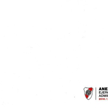 River Plate Anexos ejercicio administrativo 2016-2017